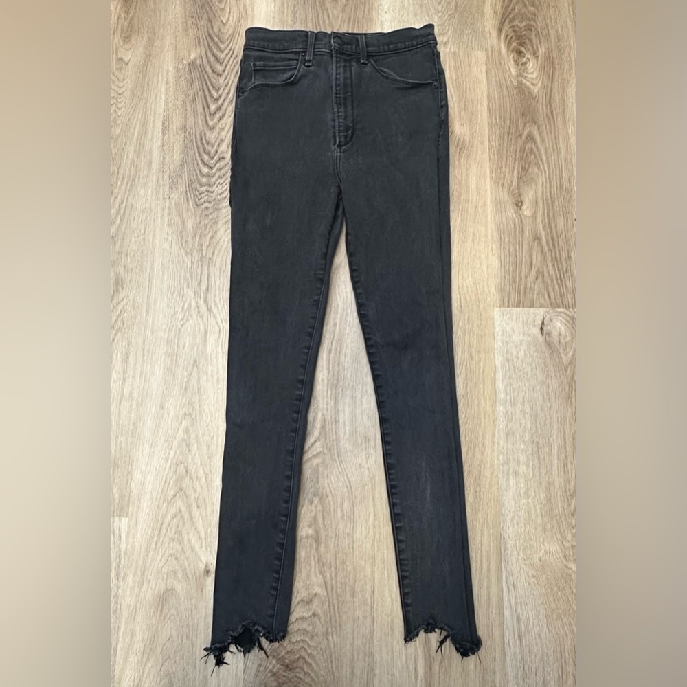 Abercrombie & Fitch The Super Skinny Ultra High Rise Black Jeans size 27 | 4R